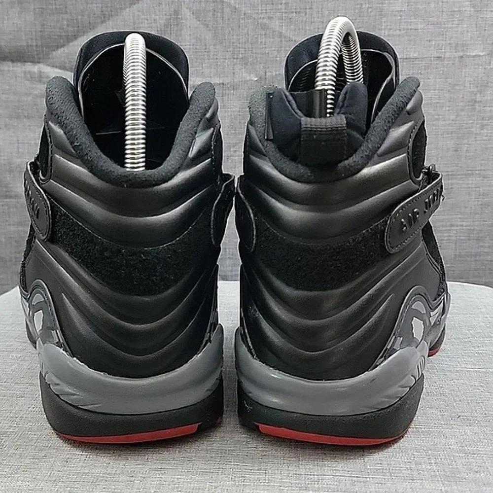 Nike Air Jordan 8 Bred Men's SZ 10 Nike retro Black Cement / Red 305381-022